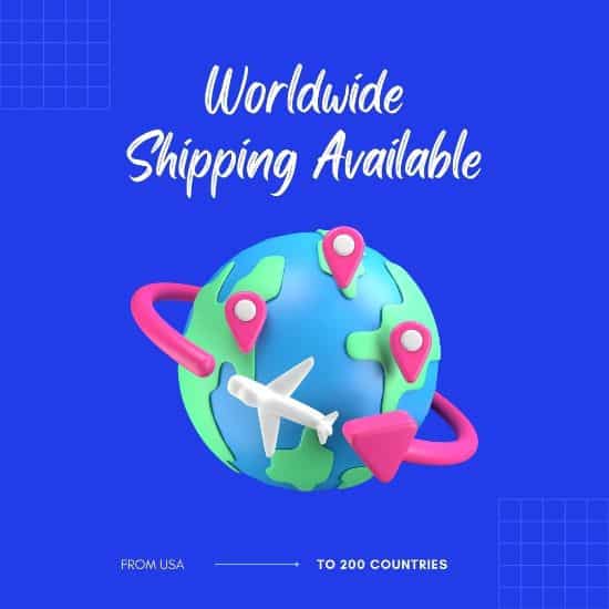 Worldwide shipping